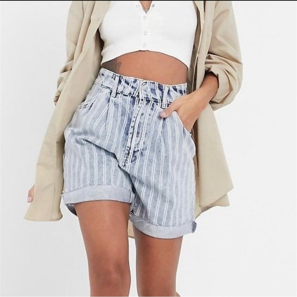 We The Free Dogtown Striped Indigo Shorts